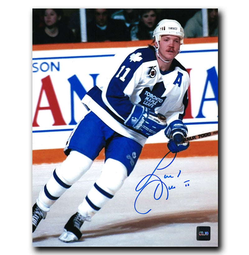 Gary Leeman Toronto Maple Leafs Autographed Action 8x10 Photo CoJo Sport Collectables Inc.