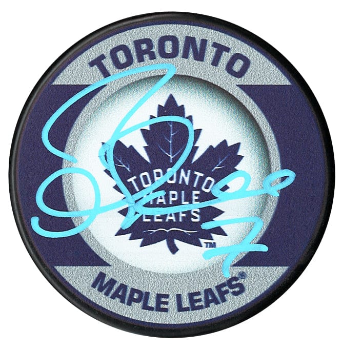 Gary Roberts Autographed Toronto Maple Leafs Souvenir Puck CoJo Sport Collectables Inc.