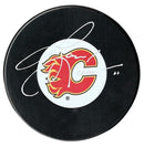 Gary Leeman Autographed Calgary Flames Puck CoJo Sport Collectables Inc.