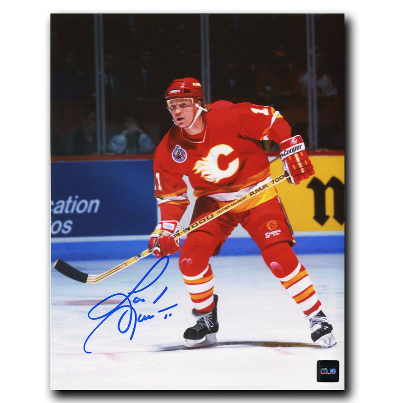 Gary Leeman Calgary Flames Autographed 8x10 Photo CoJo Sport Collectables Inc.