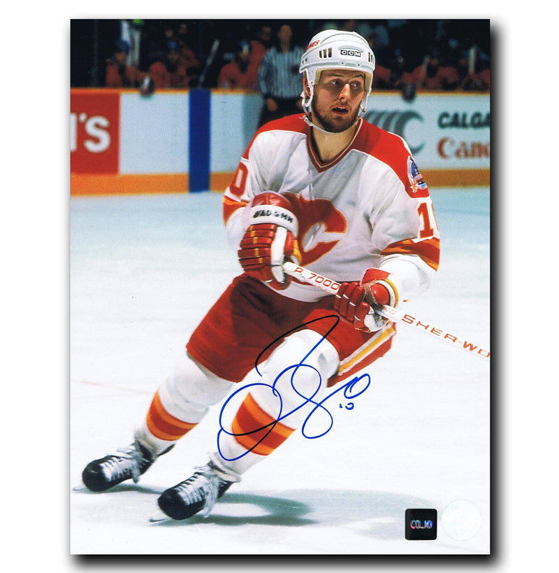 Gary Roberts Calgary Flames Autographed 8x10 Photo CoJo Sport Collectables