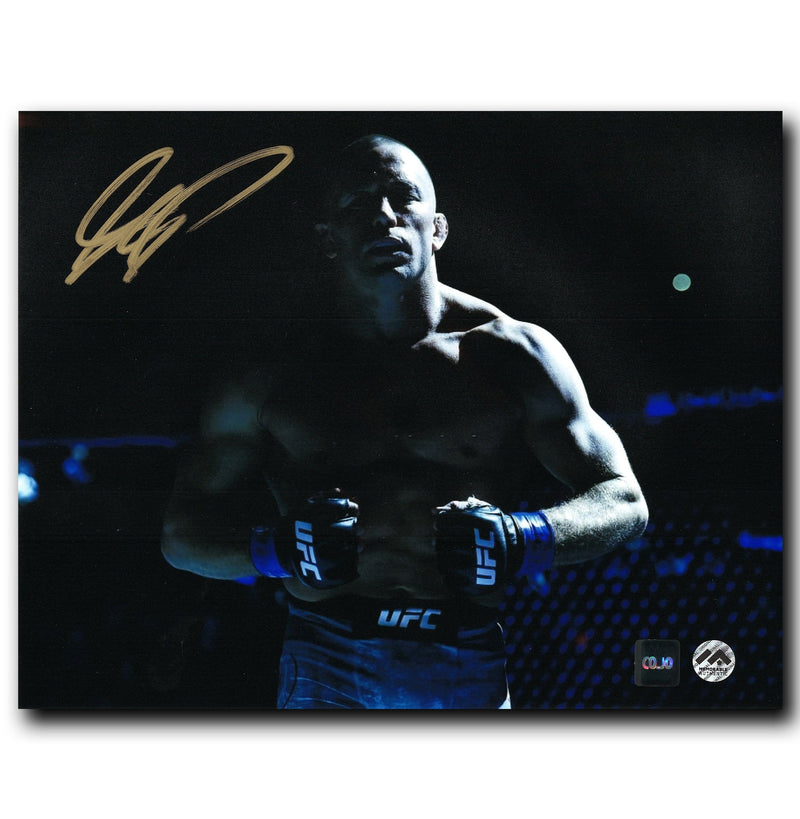 Georges St-Pierre UFC Autographed Entrance 8x10 Photo (Option 1) CoJo Sport Collectables Inc.