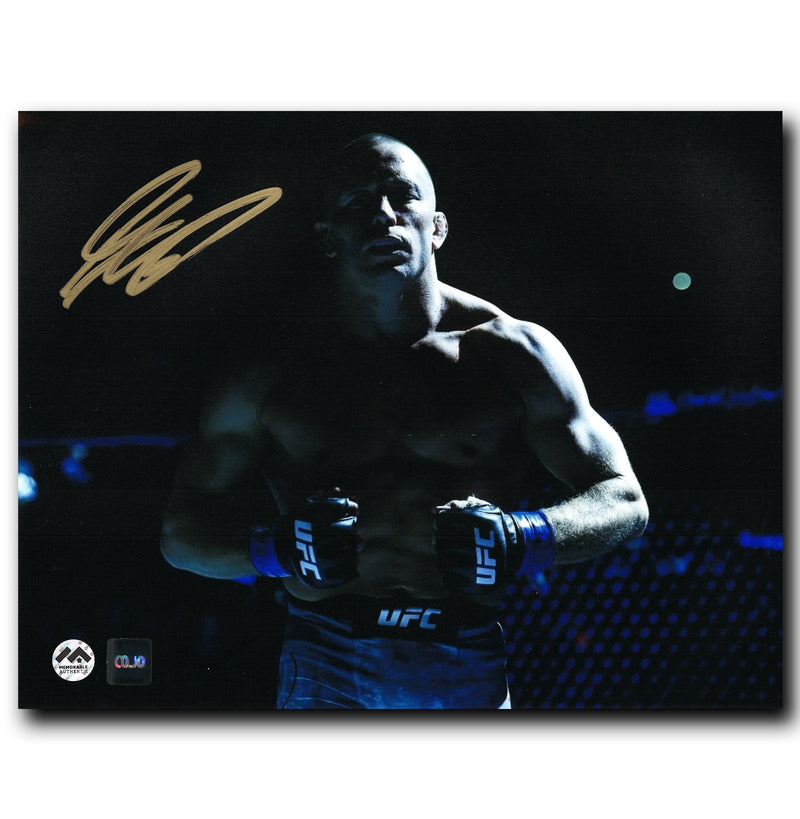 Georges St-Pierre UFC Autographed Entrance 8x10 Photo (Option 2) CoJo Sport Collectables Inc.