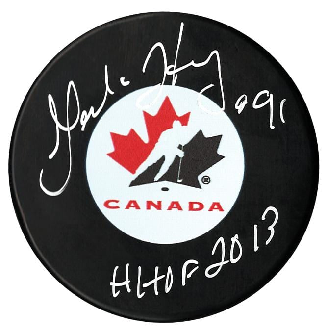 Geraldine Heaney Autographed Team Canada HOF Puck CoJo Sport Collectables Inc.