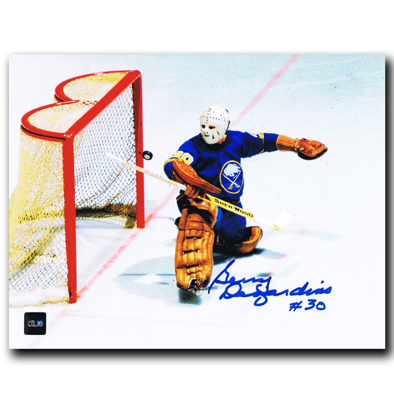 Gerry Desjardins Buffalo Sabres Autographed 8x10 Photo - CoJo Sport Collectables Inc.