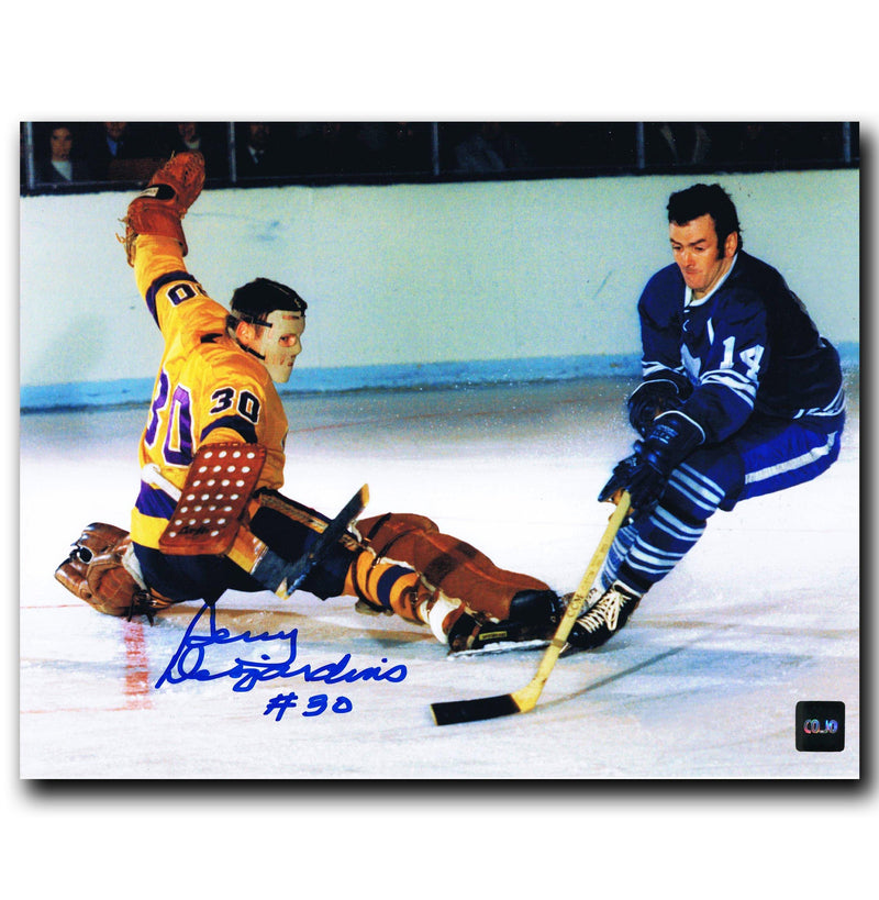 Gerry Desjardins Los Angeles Kings Autographed 8x10 Photo CoJo Sport Collectables