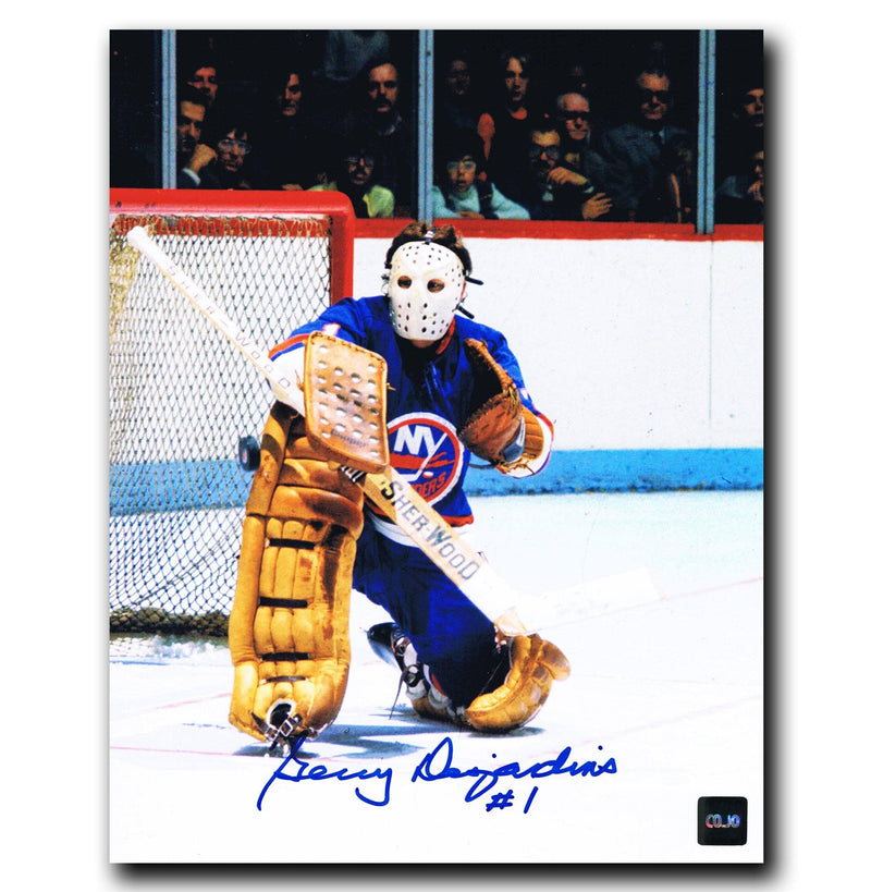 Gerry Desjardins New York Islanders Autographed 8x10 Photo CoJo Sport Collectables