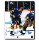 Gerry Desjardins / Jocelyn Guevremont Buffalo Sabres Autographed 8x10 Photo.