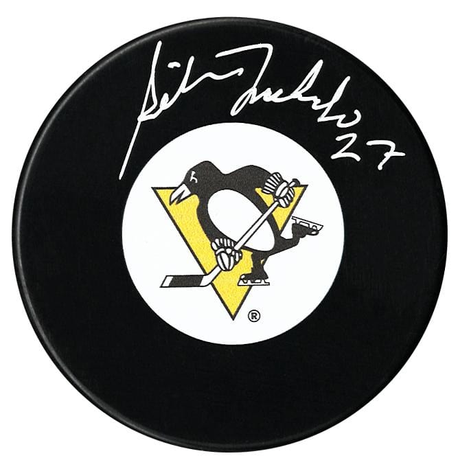 Gilles Meloche Autographed Pittsburgh Penguins Puck CoJo Sport Collectables Inc.