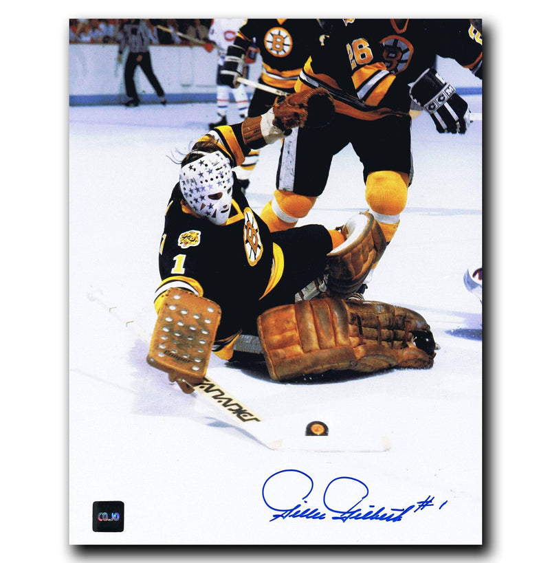 Gilles Gilbert Boston Bruins Autographed 8x10 Photo CoJo Sport Collectables Inc.