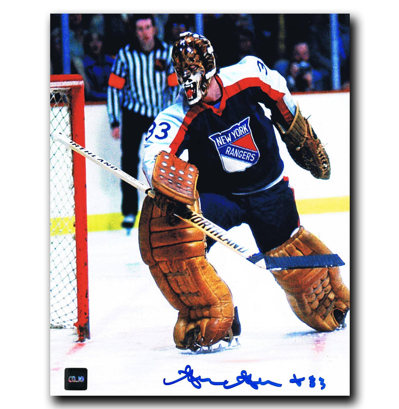 Gilles Gratton New York Rangers Autographed 8x10 Photo CoJo Sport Collectables Inc.