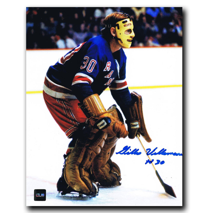 Gilles Villemure New York Rangers Autographed 8x10 Photo CoJo Sport Collectables Inc.