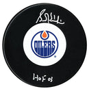 Grant Fuhr Autographed Edmonton Oilers HOF Puck CoJo Sport Collectables Inc.