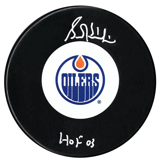 Grant Fuhr Autographed Edmonton Oilers HOF Puck CoJo Sport Collectables Inc.