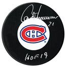 Guy Carbonneau Autographed Montreal Canadiens HOF Puck CoJo Sport Collectables Inc.