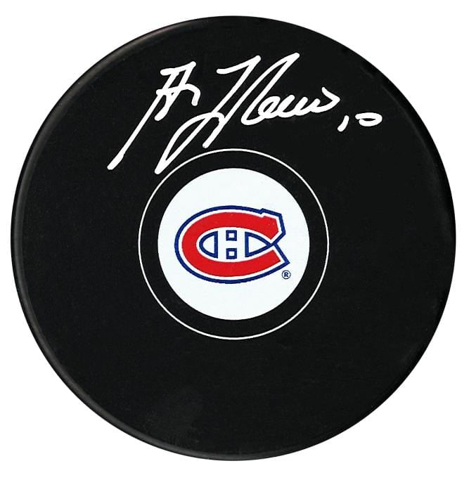 Guy Lafleur Autographed Montreal Canadiens Puck CoJo Sport Collectables