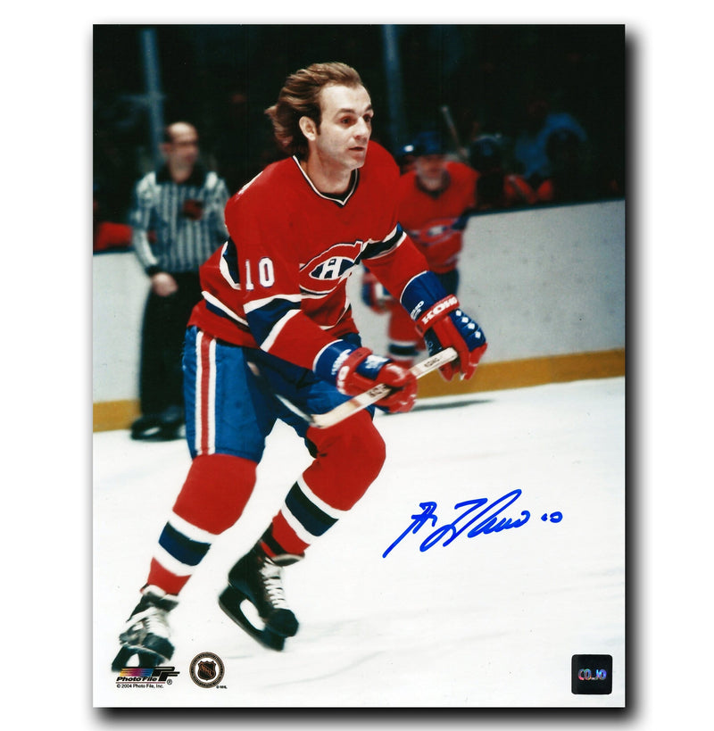 Guy Lafleur Montreal Canadiens Autographed Action 8x10 Photo CoJo Sport Collectables