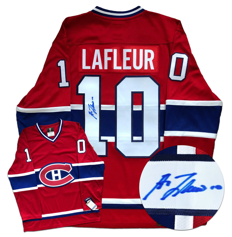 Guy Lafleur Montreal Canadiens Autographed Fanatics Vintage Jersey CoJo Sport Collectables Inc.