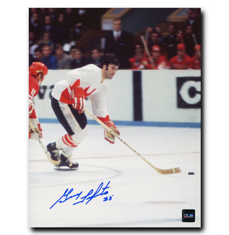 Guy Lapointe Team Canada Autographed 1972 Summit Series 8x10 Photo CoJo Sport Collectables Inc.