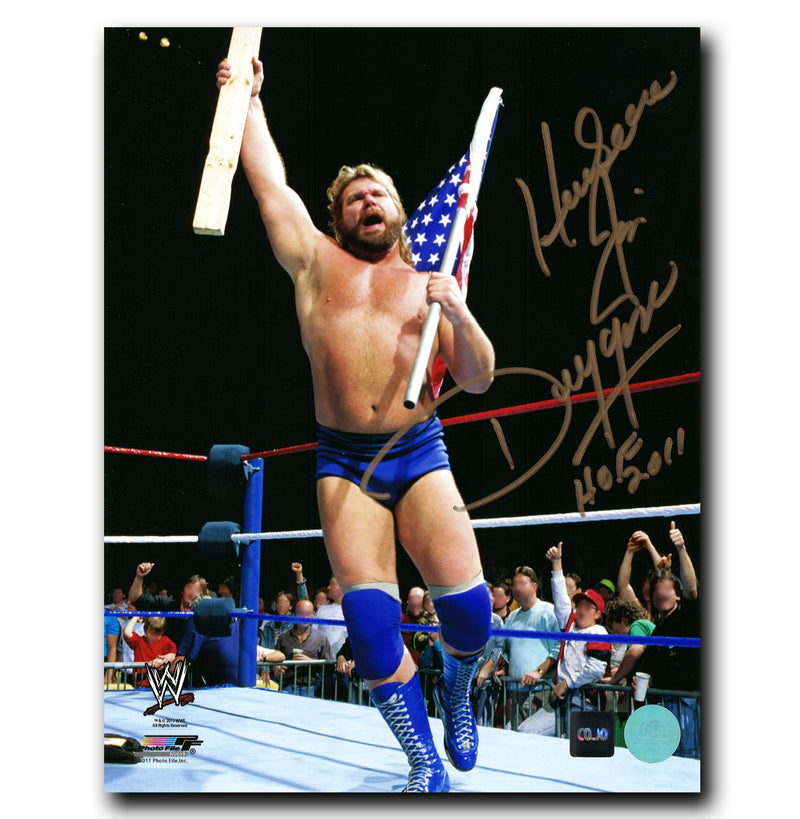 Hacksaw Jim Duggan WWE Autographed 8x10 Photo CoJo Sport Collectables Inc.