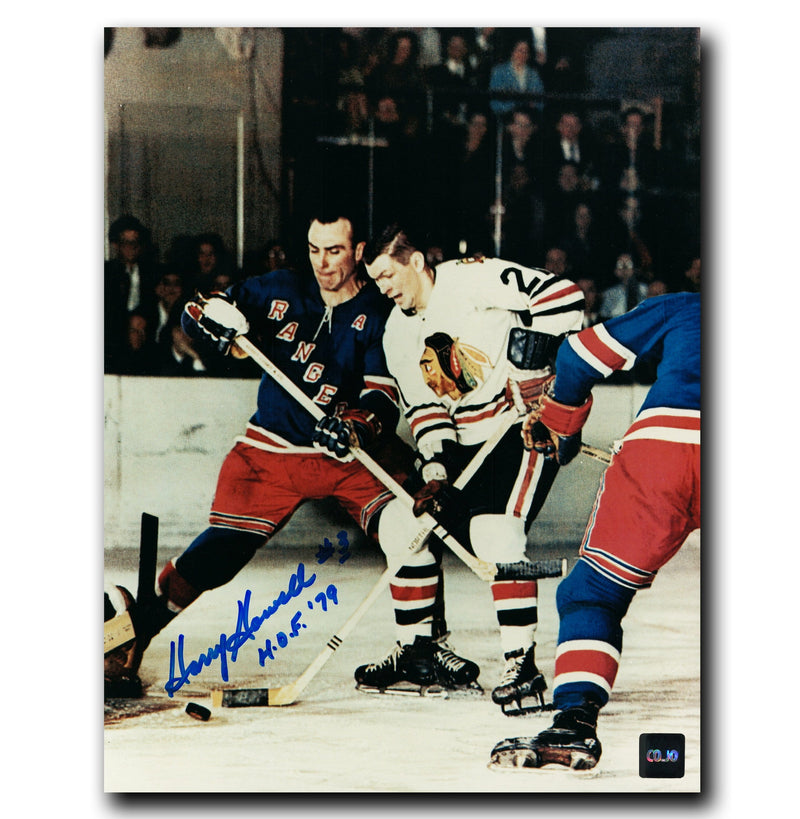Harry Howell New York Rangers Autographed Mikita 8x10 Photo CoJo Sport Collectables Inc.