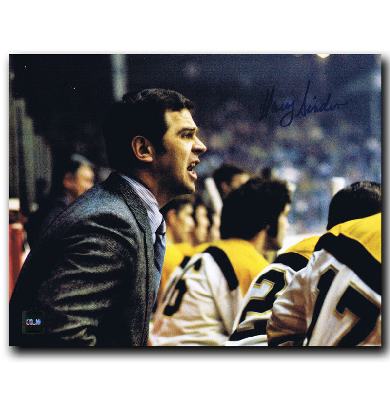 Harry Sinden Boston Bruins Autographed 8x10 Photo CoJo Sport Collectables