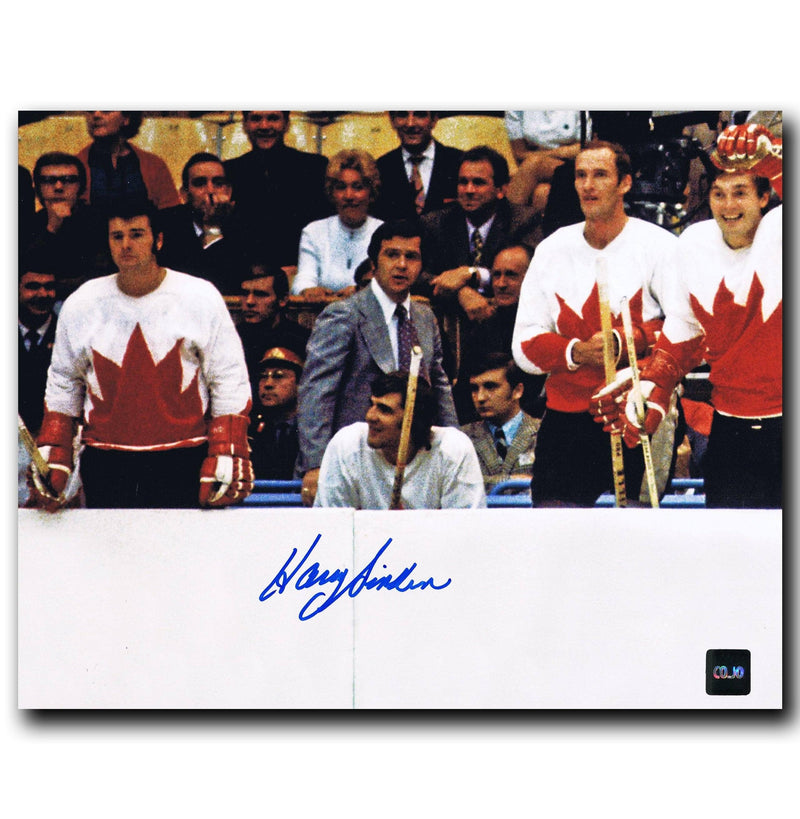 Harry Sinden Team Canada Autographed 8x10 Photo CoJo Sport Collectables