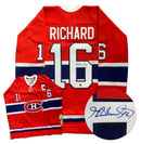 Henri Richard Montreal Canadiens Autographed Replica CCM Vintage Jersey CoJo Sport Collectables Inc.
