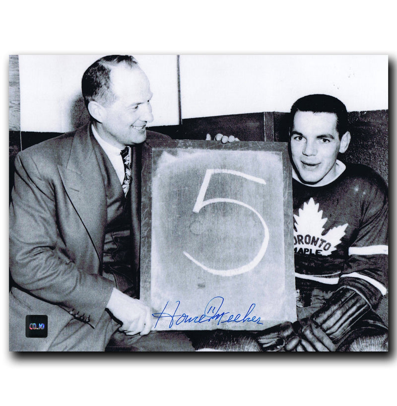 Howie Meeker Toronto Maple Leafs Autographed 8x10 Photo CoJo Sport Collectables