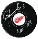 Igor Larionov Autographed Detroit Red Wings HOF Puck CoJo Sport Collectables Inc.