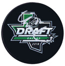 Isac Lundestrom Anaheim Ducks Autographed 2018 NHL Draft Puck CoJo Sport Collectables