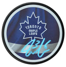Jack Campbell Autographed Toronto Maple Leafs Reverse Retro Puck CoJo Sport Collectables Inc.