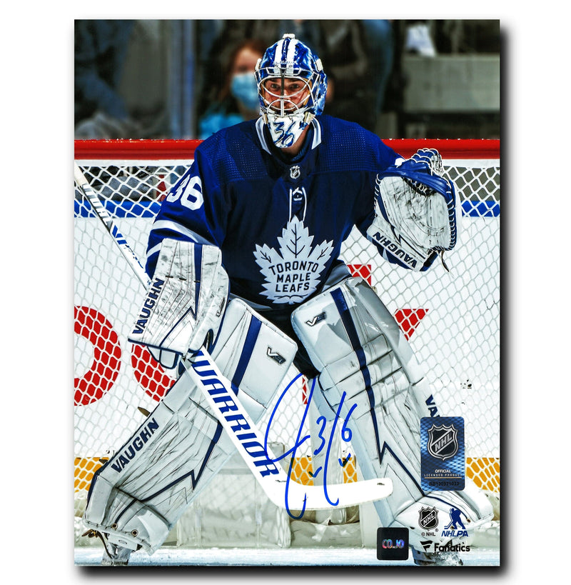 Jack Campbell Toronto Maple Leafs Autographed Crease 8x10 Photo CoJo Sport Collectables Inc.