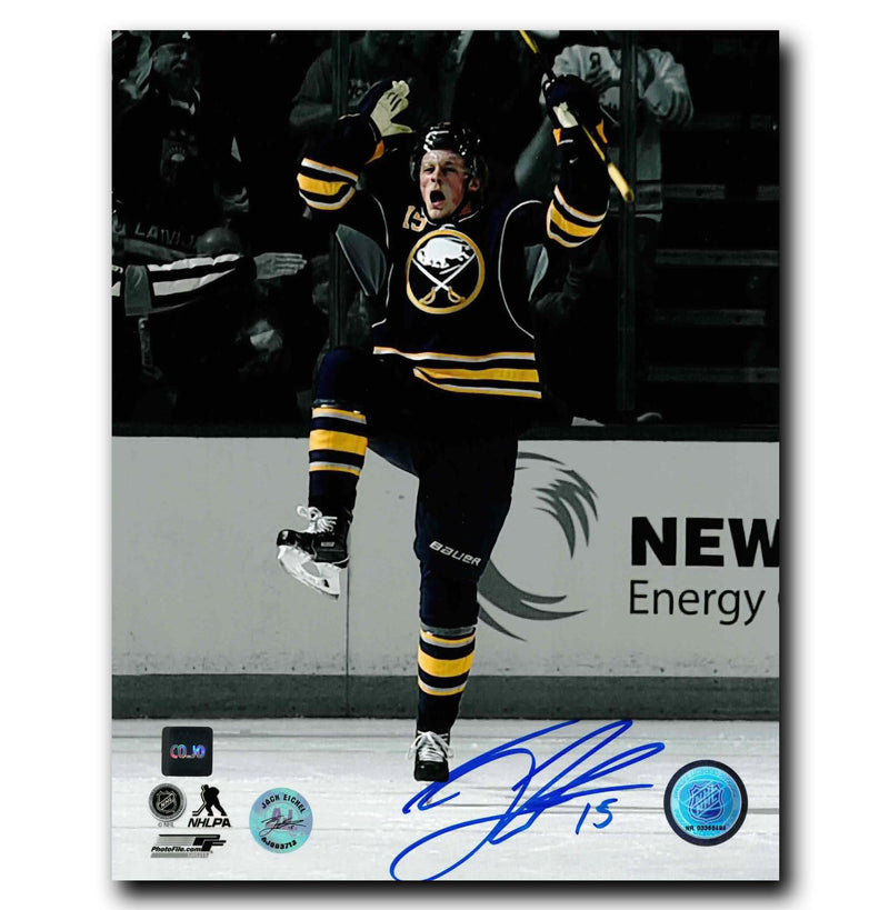 Jack Eichel Buffalo Sabres Autographed Goal Celebration 8x10 Photo CoJo Sport Collectables Inc.