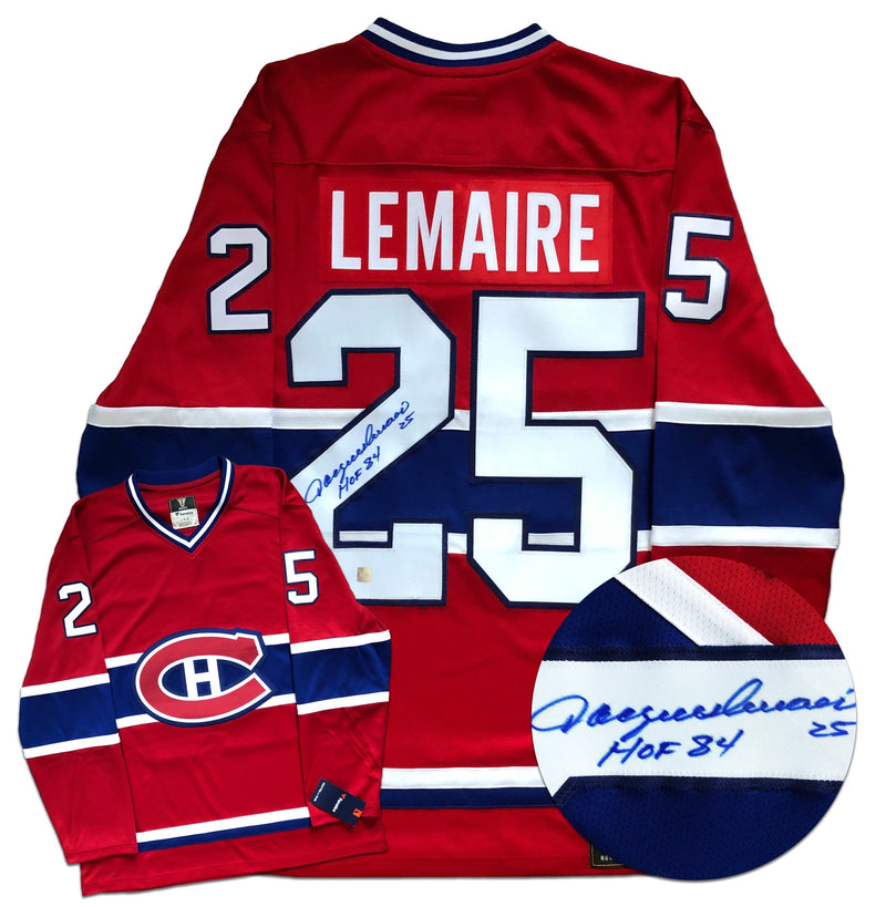 Jacques Lemaire Montreal Canadiens Autographed Fanatics Vintage Jersey CoJo Sport Collectables Inc.