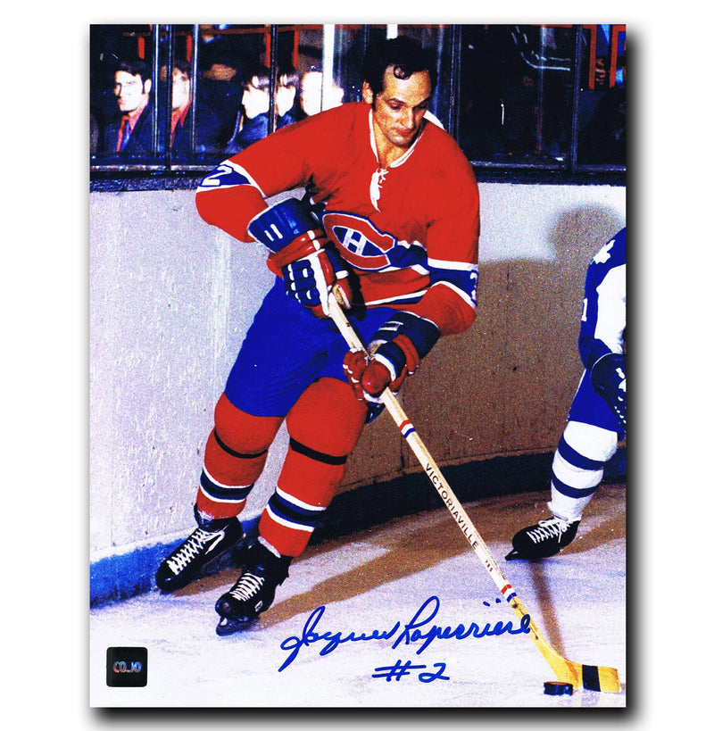 Jacques Laperriere Montreal Canadiens Autographed 8x10 Photo CoJo Sport Collectables