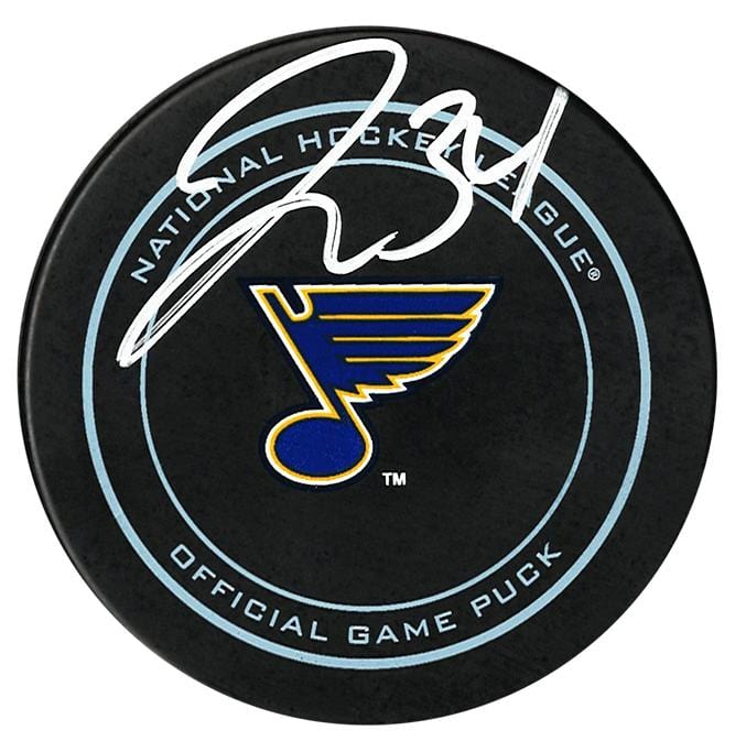 Jake Allen Autographed St. Louis Blues Official Puck CoJo Sport Collectables Inc.