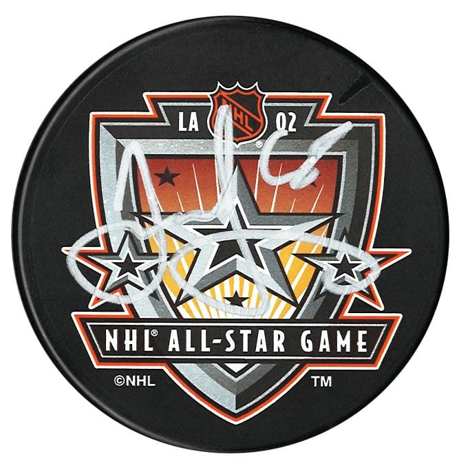 Jaromir Jagr Autographed 2002 NHL All Star Game Puck (Thick Silver) CoJo Sport Collectables Inc.