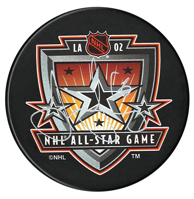 Jaromir Jagr Autographed 2002 NHL All Star Game Puck (Thin Silver) CoJo Sport Collectables Inc.