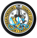 Jaromir Jagr Autographed Pittsburgh Penguins 1992 Stanley Cup Champions Puck (Light Blue) CoJo Sport Collectables Inc.