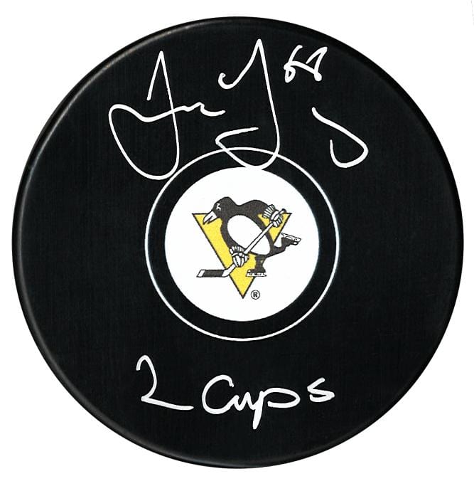 Jaromir Jagr Autographed Pittsburgh Penguins 2 Cups Inscribed Puck CoJo Sport Collectables Inc.