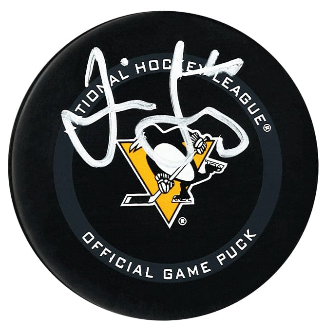 Jaromir Jagr Autographed Pittsburgh Penguins Official Puck CoJo Sport Collectables Inc.