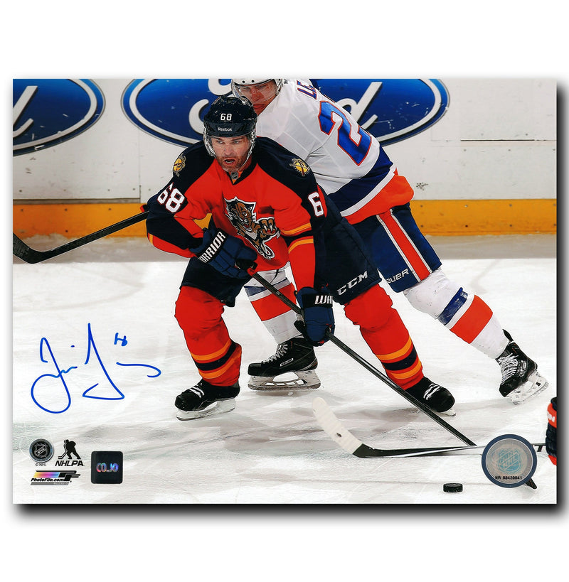 Jaromir Jagr Florida Panthers Autographed Action 8x10 Photo CoJo Sport Collectables