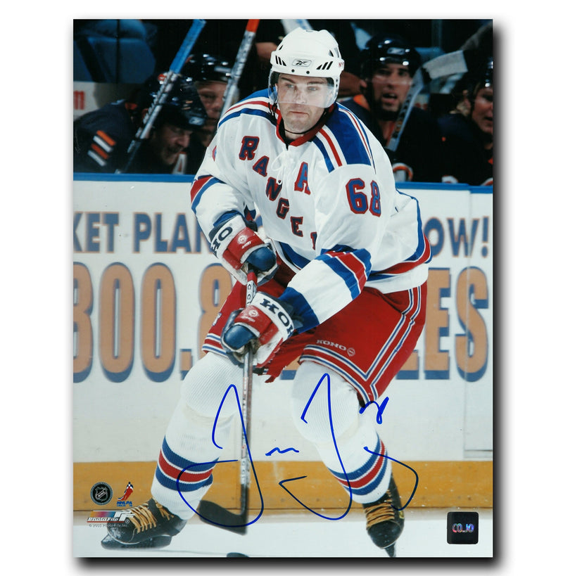 Jaromir Jagr New York Rangers Autographed Action 8x10 Photo CoJo Sport Collectables