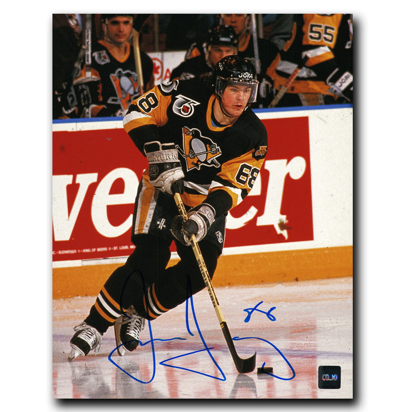 Jaromir Jagr Pittsburgh Penguins Autographed 75th Anniversary 8x10 Photo CoJo Sport Collectables