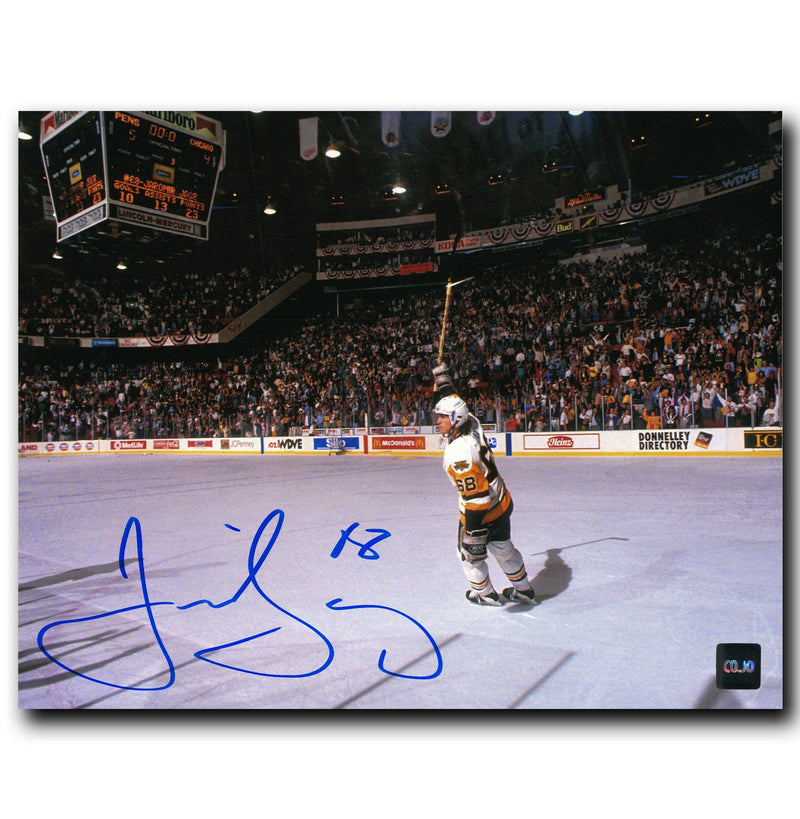 Jaromir Jagr Pittsburgh Penguins Autographed Salute 8x10 Photo CoJo Sport Collectables