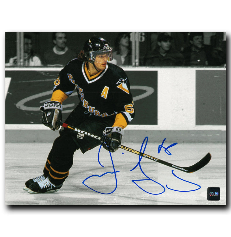 Jaromir Jagr Pittsburgh Penguins Autographed Spotlight 8x10 Photo CoJo Sport Collectables