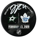 Jason Robertson Autographed Dallas Stars February 13, 2020 Warm-Up Used Puck (