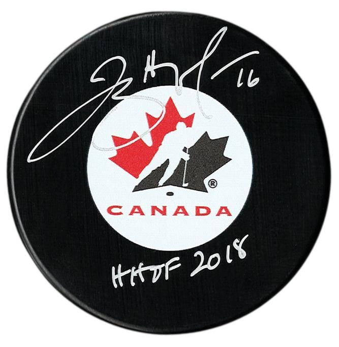 Jayna Hefford Autographed Team Canada HHOF 2018 Puck CoJo Sport Collectables Inc.