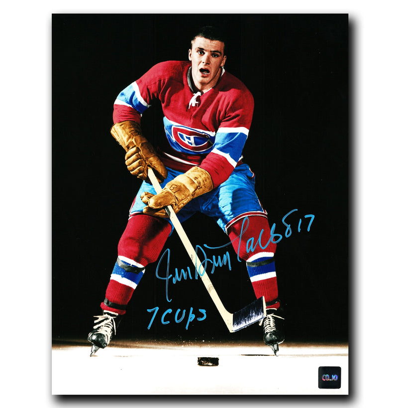 Jean-Guy Talbot Montreal Canadiens Autographed Spotlight 8x10 Photo CoJo Sport Collectables Inc.